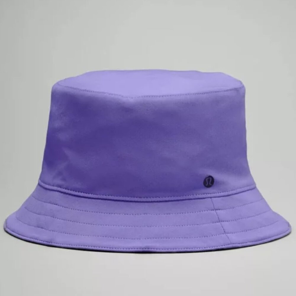 Brand New Lululemon Both Ways Reversible Bucket Hat In Lunar Rock/Hideaway - Picture 3 of 9